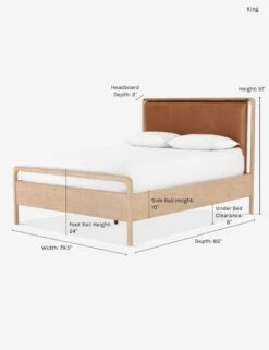 Tierney Leather Bed -VIAN Furniture Shop 108480 003 prm 1 king