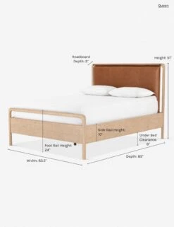 Tierney Leather Bed -VIAN Furniture Shop 108480 003 prm 1 queen