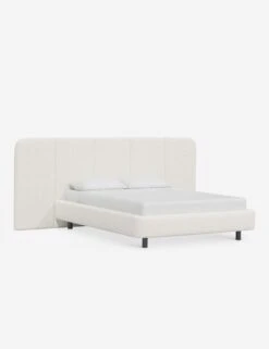 Emmett Platform Bed -VIAN Furniture Shop 1312BEDMLNSNW 1 Product