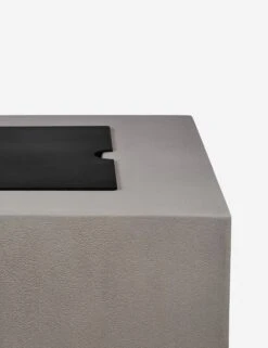 Auberon Fire Table Lid -VIAN Furniture Shop 138 BK Estes Square Metal Lid Detail