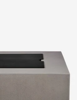 Auberon Fire Table Lid -VIAN Furniture Shop 139 BK Estes Rectangle Metal Lid Detail