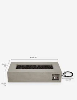 Magnus Fire Table -VIAN Furniture Shop 1590LP FLNT DIMS