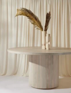 Rutherford Round Dining Table -VIAN Furniture Shop 20210120 soft deco product lifestyle1037 site crop