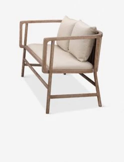 Sawni Settee -VIAN Furniture Shop 20gray sewna 1805graysonsettee offwhitelinen greywashedwood side wpillows copy