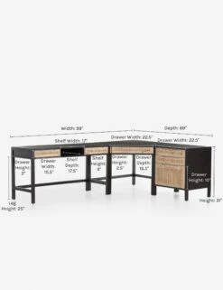 Margot Modular Desk With Filing Cabinet 29 Margot Modular Desk With Filing Cabinet -VIAN Furniture Shop 230207 002 prm 1 1