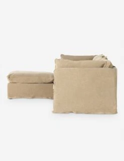 Costello Slipcover Sofa With Ottoman -VIAN Furniture Shop 235827 007 SID 1
