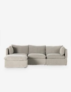 Costello Slipcover Sofa With Ottoman -VIAN Furniture Shop 235827 009 FRT 1