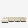 Tomasso Sectional Sofa With Ottoman -VIAN Furniture Shop 241255 001 FRT 1