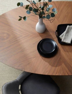 Beth Oval Dining Table, Brown -VIAN Furniture Shop 38666WAL KIT 08 LF