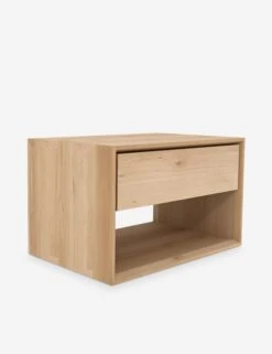 Lark Low Nightstand -VIAN Furniture Shop 51175 nordic bedside table oak 2 2