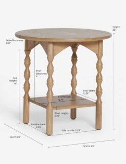 Topia Round Side Table By Ginny Macdonald -VIAN Furniture Shop 7 TopiaSideTable Natural16992