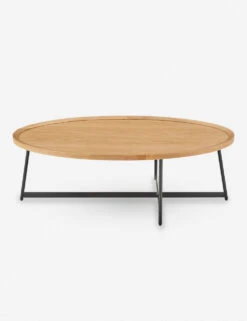 Gweneth Oval Coffee Table -VIAN Furniture Shop 90272 OAK 01