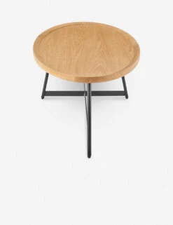 Gweneth Oval Coffee Table -VIAN Furniture Shop 90272 OAK 03