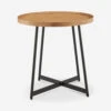 Gweneth Round Side Table -VIAN Furniture Shop 90276 OAK 01 1