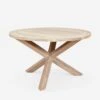 Adelaide Indoor / Outdoor Round Dining Table -VIAN Furniture Shop AdelaideIndoorOutdoorRoundDiningTable adelaide indoor outdoor round dining table gray teak 1 1
