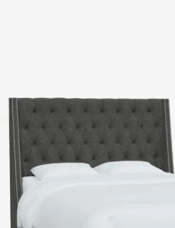 Admina Headboard -VIAN Furniture Shop AdminaHeadboard CharcoalLinen 120NB SVZMCHR