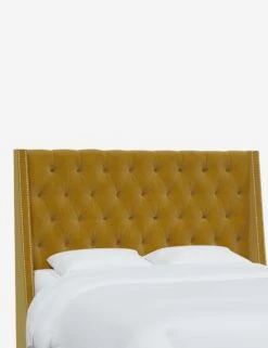 Admina Headboard -VIAN Furniture Shop AdminaHeadboard CitronellaVelvet 120NB SVMNCCTRNLL