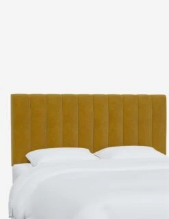 Aliyah Headboard -VIAN Furniture Shop AliyahHeadboard CitronellaVelvet 3650TMNCCTRNLL