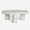 Anja Indoor / Outdoor Round Coffee Table -VIAN Furniture Shop AnjaRoundCoffeeTable 12893