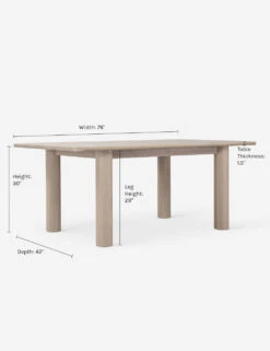 Arc Dining Table By Sun At Six -VIAN Furniture Shop Arc629 110739 Nude 02 DIMS