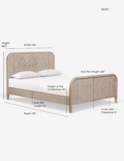 Brooke Platform Bed -VIAN Furniture Shop ArchBed Queen 0600Queen