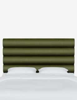 Bailee Headboard 38 Bailee Headboard -VIAN Furniture Shop BaileeHeadboard PineVelvet CHB0150MJSPN 1