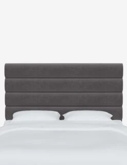 Bailee Headboard 30 Bailee Headboard -VIAN Furniture Shop BaileeHeadboard SteelVelvet CHB0150TTNSTL 1