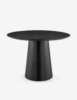 Barra Round Dining Table -VIAN Furniture Shop BarraRoundDiningTable Black 38656BLK KIT 03