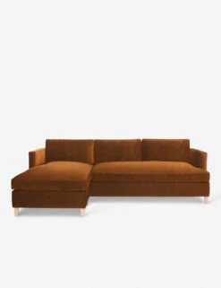 Belmont Sectional Sofa By Ginny Macdonald -VIAN Furniture Shop Belmont Sectional Velvet Cognac LAF