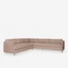 Belmont Corner Sectional Sofa By Ginny Macdonald -VIAN Furniture Shop BelmontCornerSectional Linen 16483 Apricot 1