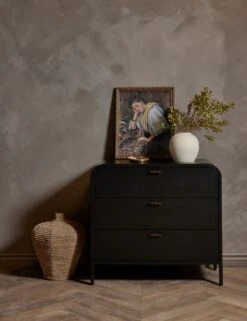 Brooke 3-Drawer Dresser -VIAN Furniture Shop Brooke3 DrawerDresser Black A0654295