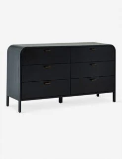 Brooke 6-Drawer Dresser -VIAN Furniture Shop Brooke6 DrawerDresser Black A0654294 449