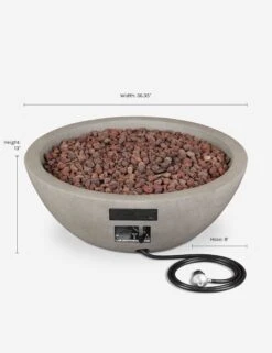 Fernanda Fire Bowl -VIAN Furniture Shop C539LP GLG DIMS