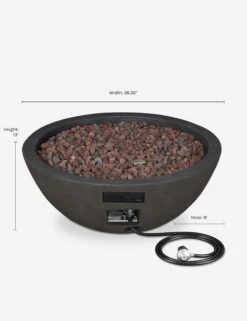 Fernanda Fire Bowl -VIAN Furniture Shop C539LP SHL DIMS