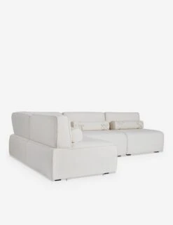 Solana Chaise Sectional Sofa By Eny Lee Parker -VIAN Furniture Shop ChaiseSectionalSofa IvoryLinen120 LAF L0469133 WithBolsters 2655
