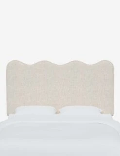 Clementine Headboard -VIAN Furniture Shop ClementineHeadboard TalcLinen 1431FLNNTLC 1