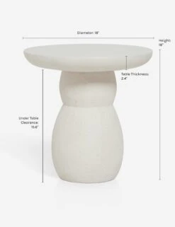 Clouded Round Side Table By Sarah Sherman Samuel -VIAN Furniture Shop CloudedSideTable 3631