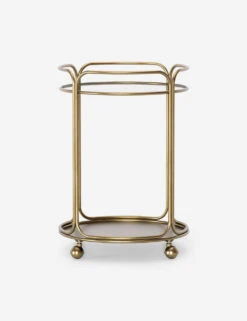 Nathalie Round Bar Cart -VIAN Furniture Shop DIN00237 1