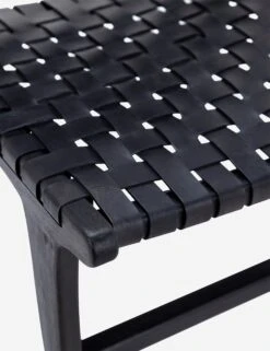 Gallagher Leather Dining Chair -VIAN Furniture Shop DOV25003BK D 1