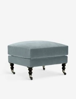 Fabienne Ottoman -VIAN Furniture Shop Fabienne Ottoman 005 15026 23 AI LightBlueVelvet Product