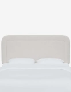 Gwendolyn Headboard 34 Gwendolyn Headboard -VIAN Furniture Shop GwendolynHeadboard SnowVelvet 1451FTTNSNW 1