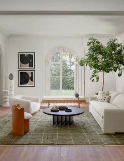 Pentwater Round Coffee Table By Sarah Sherman Samuel -VIAN Furniture Shop IrregularGridKhakiLivingRoom 10781 V1 SITECROP 3b24579c c29c 42f9 8208 d9bb09ad7eac