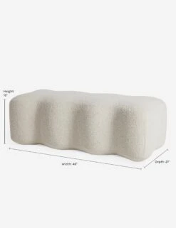 June Bench By Eny Lee Parker -VIAN Furniture Shop JuneBenchbyEnyLeeParker Ivory A0655308 2540 1