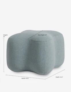 June Ottoman By Eny Lee Parker -VIAN Furniture Shop JuneOttomanbyEnyLeeParker Blue A0655309 2559 1