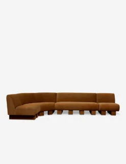 Lena Sectional Sofa By Sarah Sherman Samuel -VIAN Furniture Shop LenaSectionalSofa Cognac 3712 78dd8d17 2338 4a7d bb4d fab5f85aa502