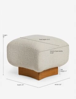 Lua Ottoman By Eny Lee Parker -VIAN Furniture Shop LuaOttomanbyEnyLeeParker Ivory A0655306 2570 1