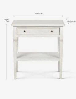Luna 1 Drawer Nightstand -VIAN Furniture Shop Luna1DrawerNightstand2