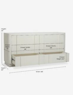 Merrit Dresser By Sarah Sherman Samuel -VIAN Furniture Shop MerritDresser Ivory 3427 1