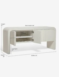 Merrit Sideboard By Sarah Sherman Samuel -VIAN Furniture Shop MerritSideboard Ivory 3449 1