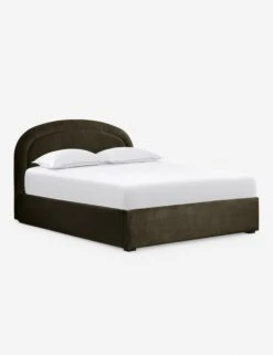 Newbery Platform Bed 23 Newbery Platform Bed -VIAN Furniture Shop NewberyPlatformBed Balsam Velvet Queen L04731295027 Product